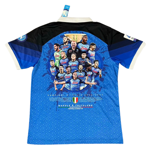 VERSIONE COMMEMORATIVA MAGLIA NAPOLI CAMPIONI D'ITALIA 2022/23