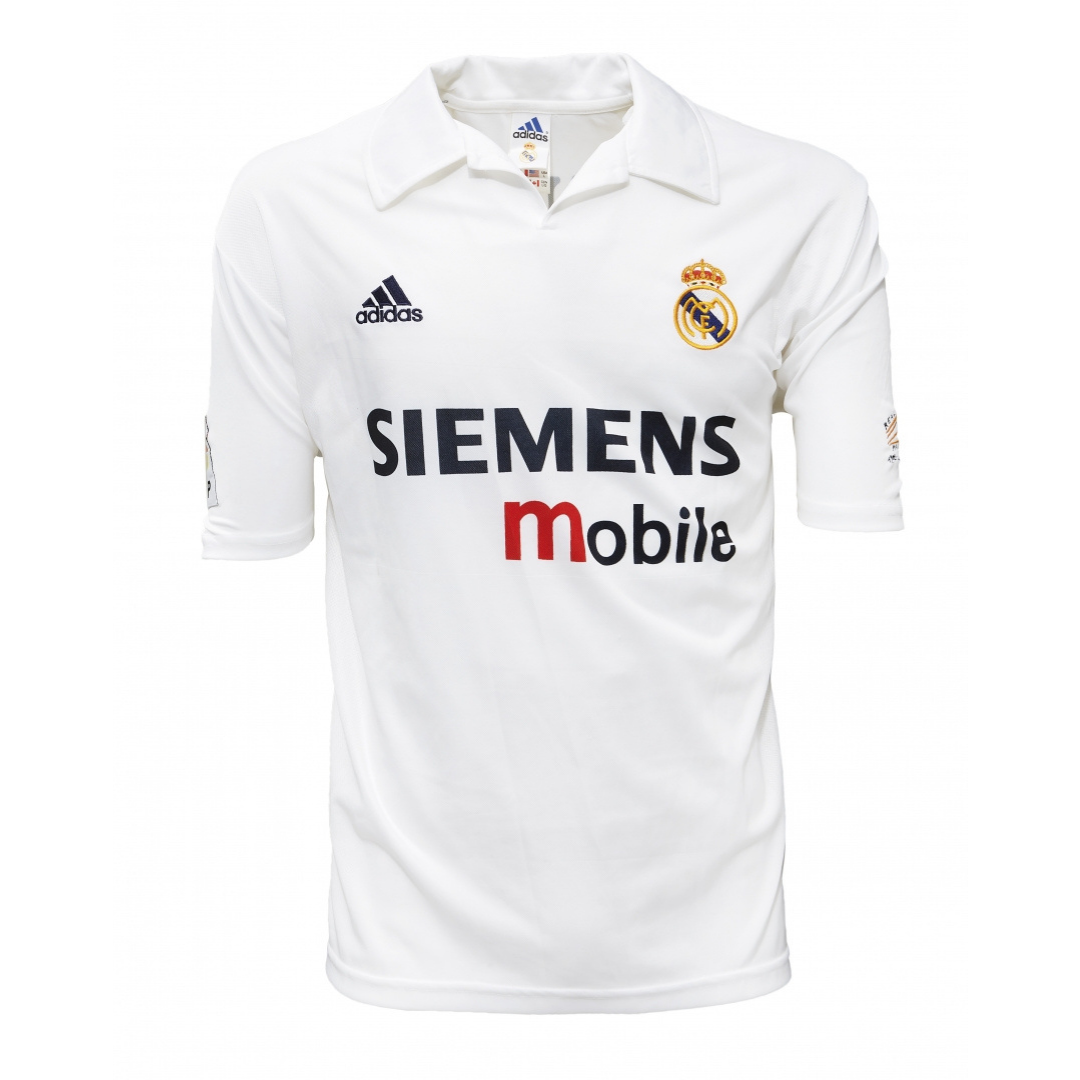 MAGLIA HOME REAL MADRID HOME 2001/02 RETRO