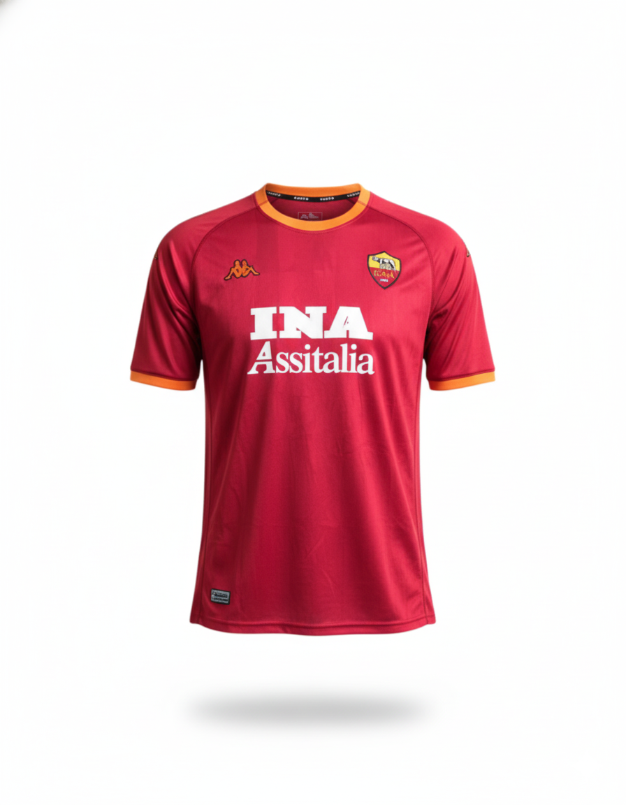 MAGLIA RETRO ROMA HOME 2000/01