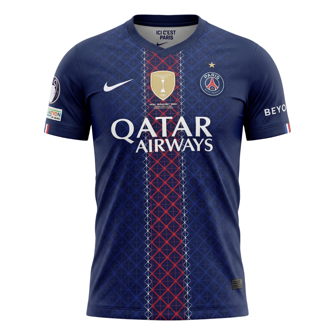 MAGLIA PSG FINALE CHAMPION 2025/26 (PATCHES INCLUSE)