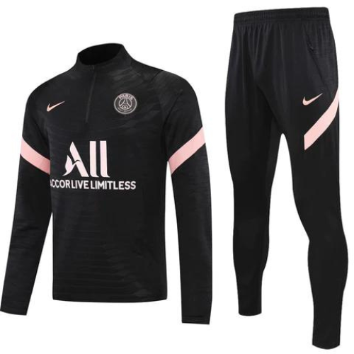 KIT FELPA TUTA NERO ROSA PSG 2021/22 – outletdelcalcio