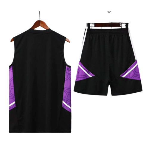 KIT MAGLIA NERA + PANTALONCINI REAL MADRID 2022/23