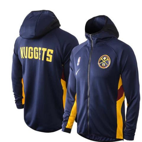 GIACCA A ZIP CON CAPPUCCIO NBA DENVER NUGGETS 2021/22