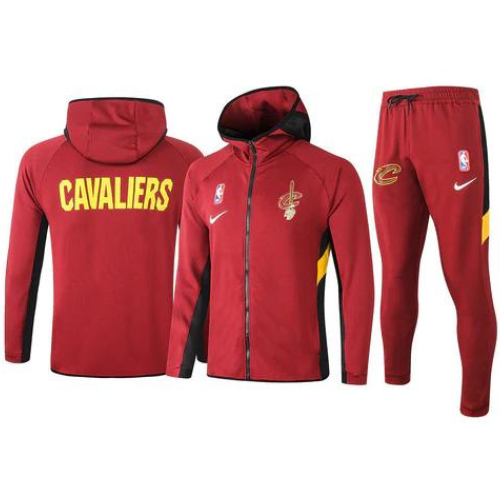 KIT GIACCA A ZIP CON CAPPUCCIO + TUTA NBA CLEVELAND CAVALIERS 2021/22