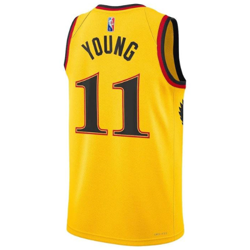 MAGLIA NBA ATLANTA HAWKS NIKE “CITY EDITION” GIALLA 2021/22