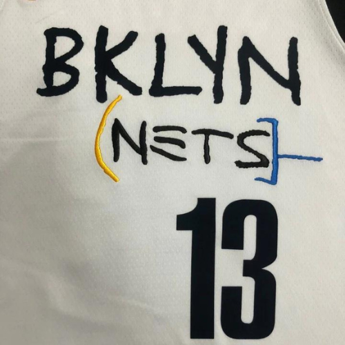 MAGLIA NBA BIANCA “BKLYN” BROOKLYN NETS 2021/22