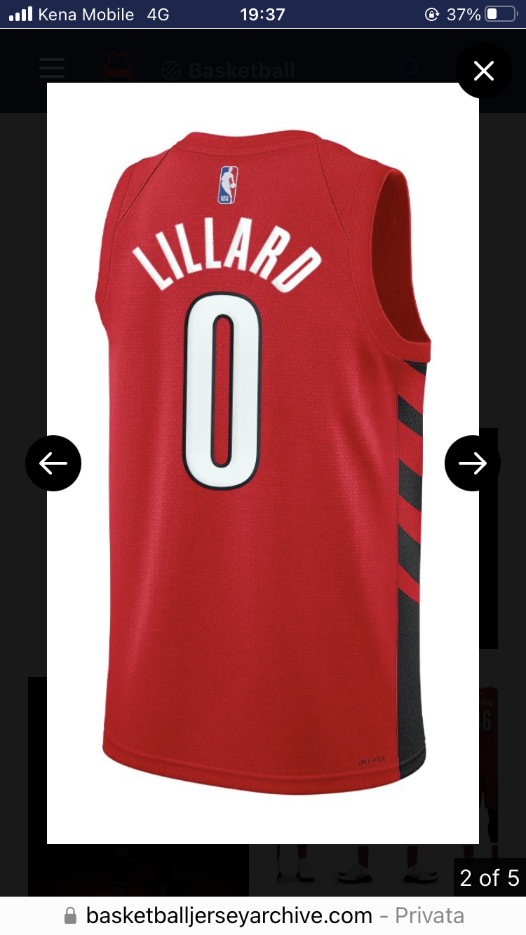 Maglia NBA Portland Trail Blazers Statement Edition 2022/23