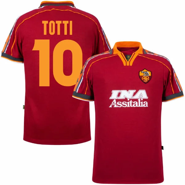 MAGLIA ROMA CASA 1998-1999 + TOTTI 10