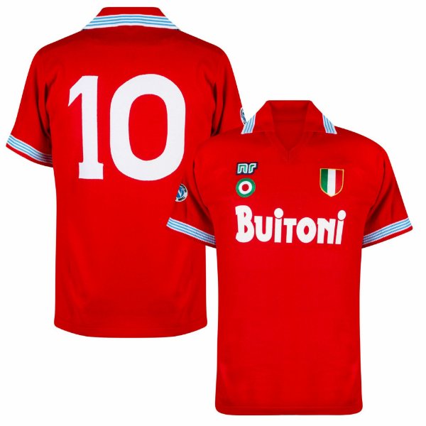 MAGLIA  NAPOLI TERZA 1987-1988 + MARADONA 10