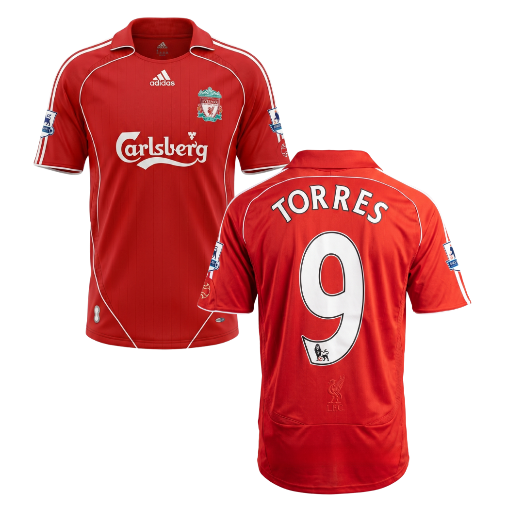 MAGLIA LIVERPOOL CASA 2006/07 PERSONALIZZAZIONE TORRES