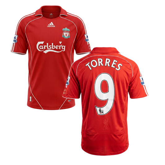 MAGLIA STORICA LIVERPOOL 2006/07 PERSONALIZZAZIONE TORRES