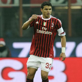MAGLIA  AC MILAN STORICA CASA 2011-2012 + T.SILVA 33