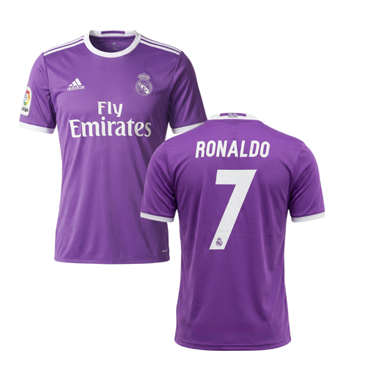 MAGLIA STORICA REAL MADRID 2016/17 PERSONALIZZAZIONE RONALDO