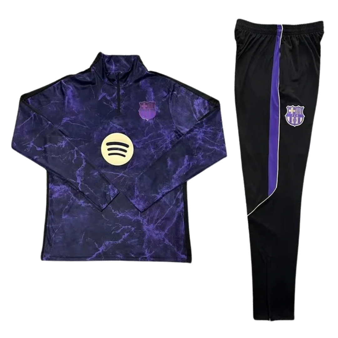 KIT TUTA BARCELLONA BAMBINO VIOLA 2026/27