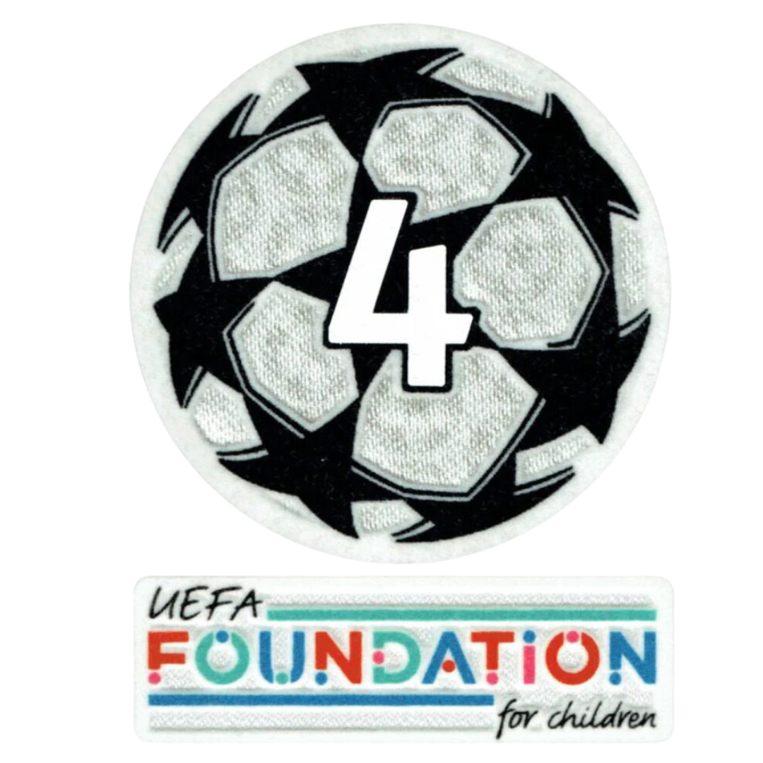 21-23 UCL Starball 4 volte vincitore + Game Patch della UEFA Foundation