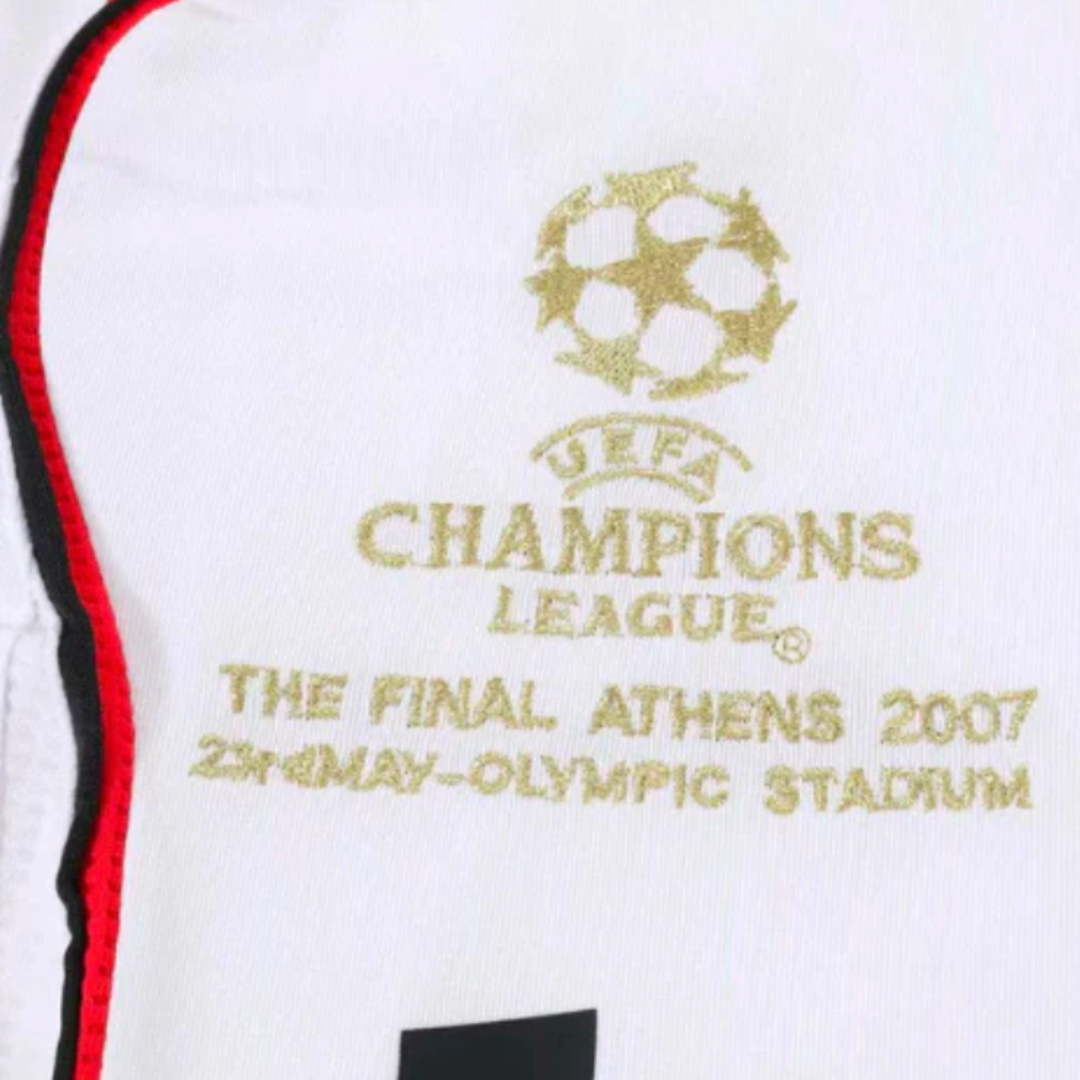 MAGLIA AC MILAN TRASFERTA FINALE CHAMPIONS LEAGUE 2006-2007 + GATTUSO 8
