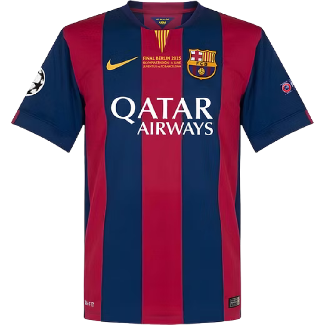 MAGLIA BARCELLONA HOME + 10 MESSI E PATCHES COMPRESE 2015/16