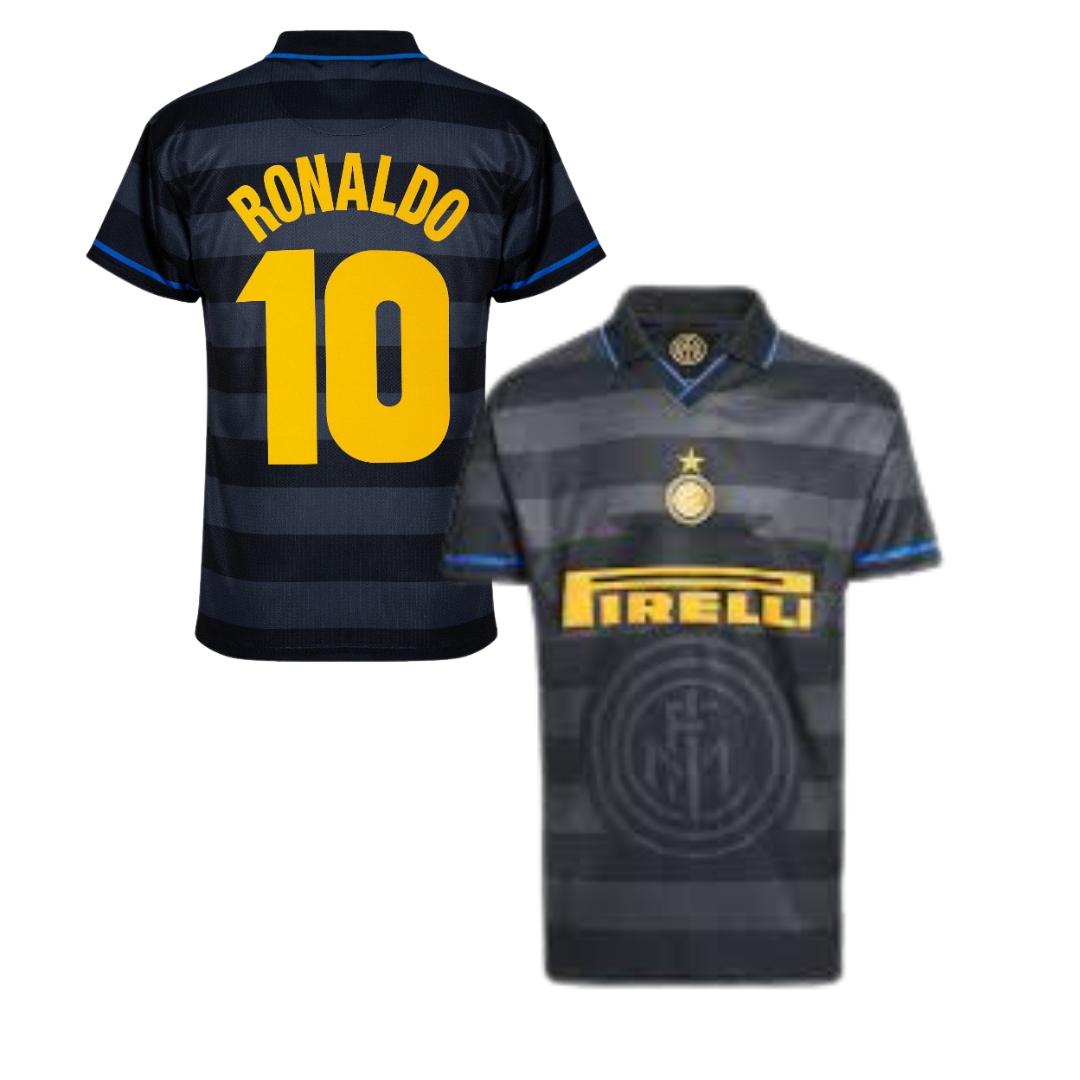 MAGLIA INTER TRASFERTA 1997/1998 +RONALDO 10
