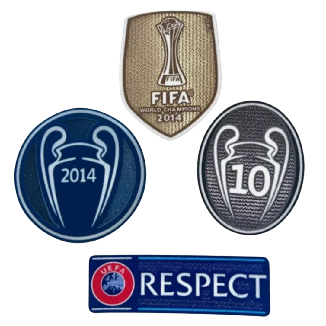 REAL MADRID CHAMPIONS LEAGUE PATCH SET 14/15