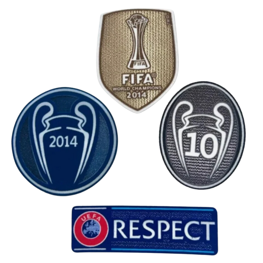 REAL MADRID CHAMPIONS LEAGUE PATCH SET 14/15