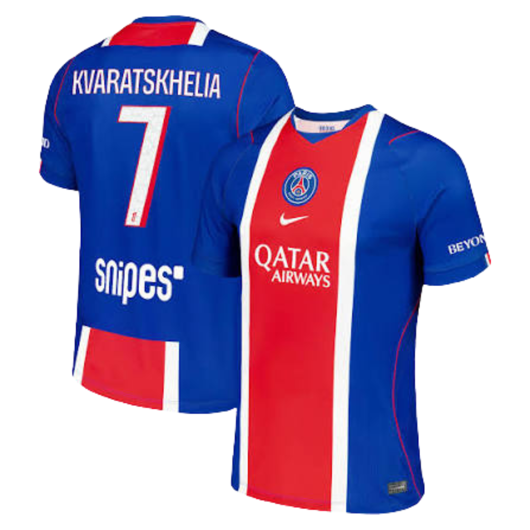 MAGLIA PSG HOME KHVICHA KVARATSKHELIA 7 2026/27