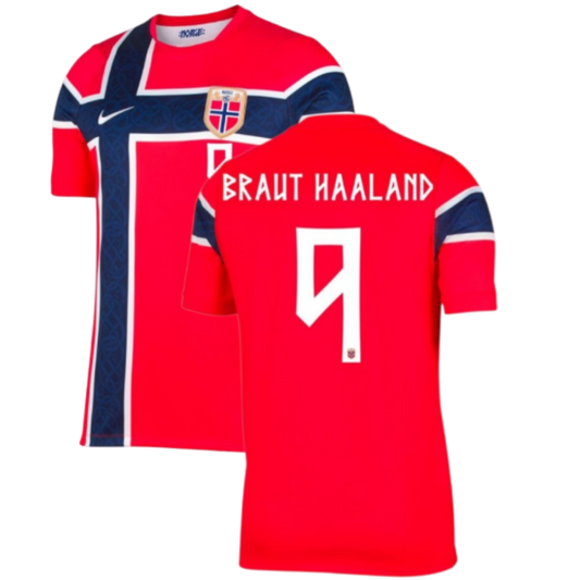 MAGLIA NORVEGIA HOME 2026/27 PERSONALIZZAZIONE HAALAND