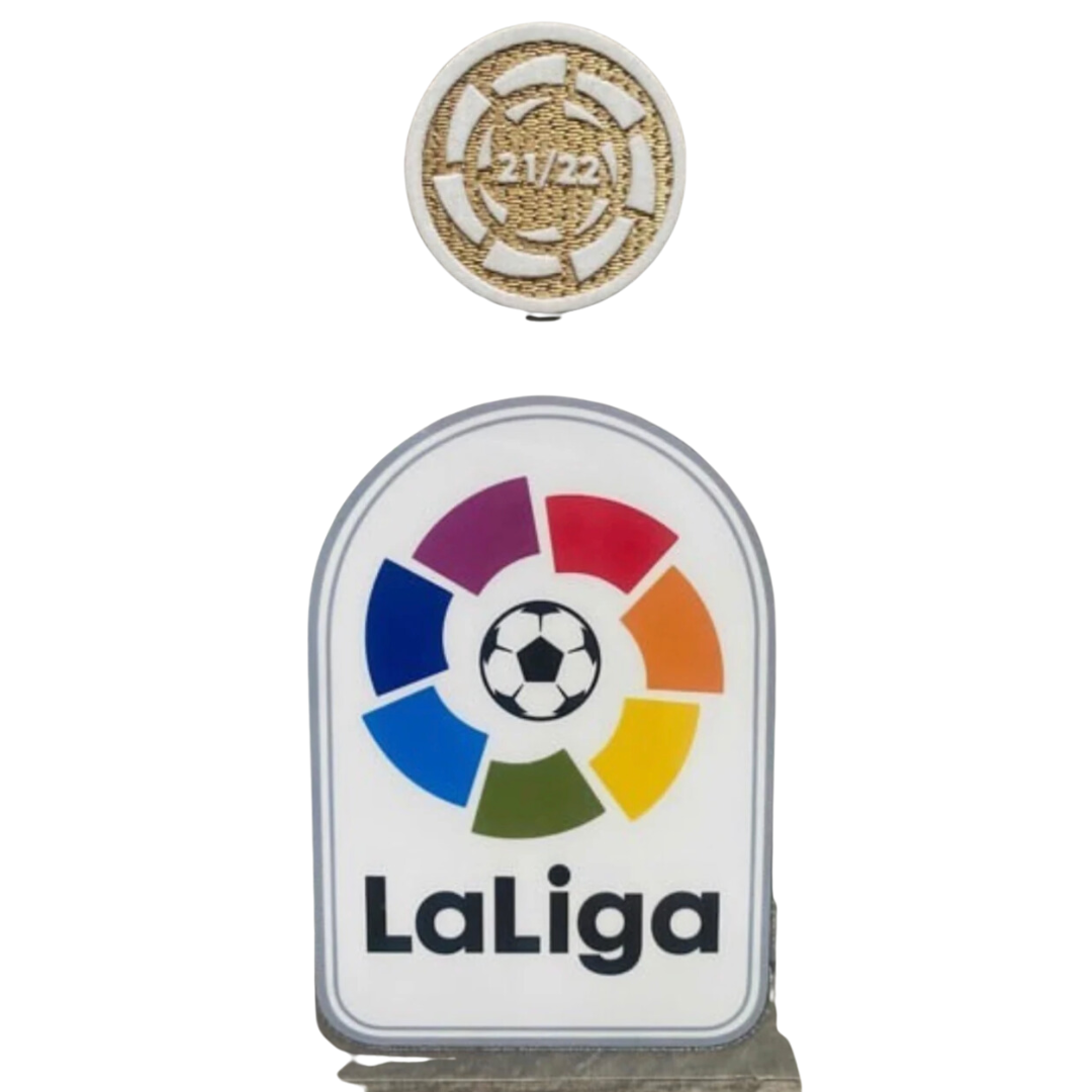 Real Madrid LA LIGA 2021/22 CHAMPION TOPPA SET Bagde, Campione di Spagna La Liga