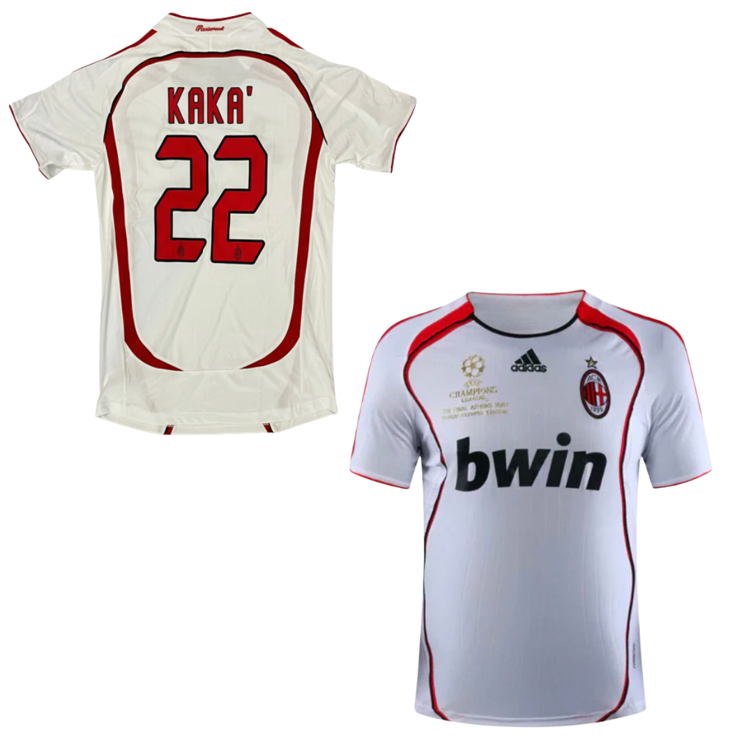 MAGLIA MILAN MAGLIA AC MILAN TRASFERTA FINALE CHAMPIONS LEAGUE 2006-2007 + KAKA 22
