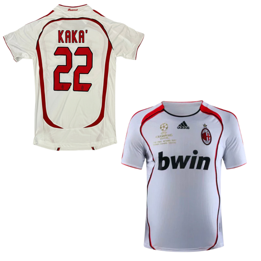 MAGLIA AC MILAN TRASFERTA FINALE CHAMPIONS LEAGUE 2006-2007 + KAKA 22