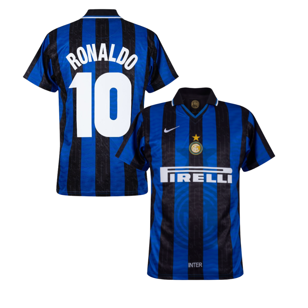MAGLIA INTER CASA 1997/1998 +RONALDO 10