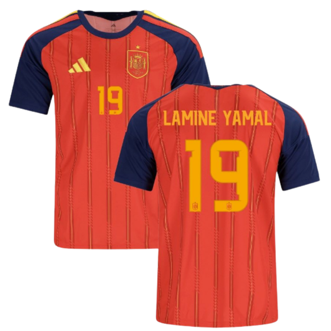 MAGLIA SPAGNA HOME 2026/27 PERSONALIZZAZIONE LAMINE YAMAL