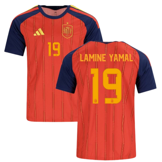 MAGLIA SPAGNA HOME 2026/27 PERSONALIZZAZIONE LAMINE YAMAL