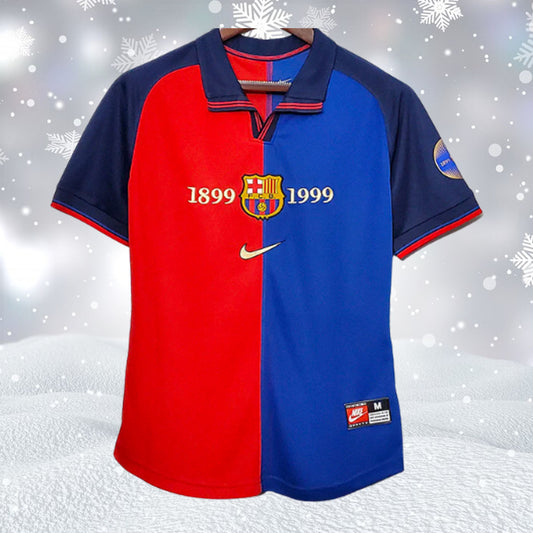 MAGLIA RETRO BARCELONA HOME 100TH ANNIVERSARY LIMITED EDITION 1899-1999