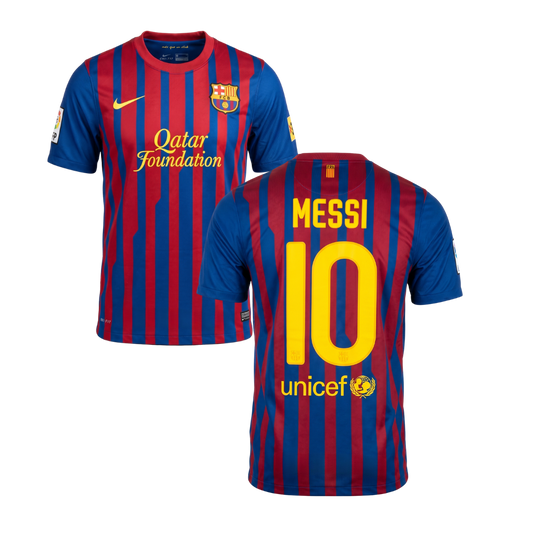 MAGLIA BARCELLONA CASA 2011/12 PERSONALIZZAZIONE MESSI 10