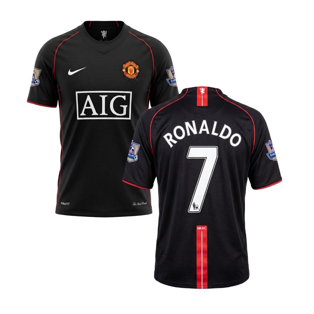 MAGLIA MANCHESTER UNITED 2007/08 PERSONALIZZAZIONE RONALDO 7