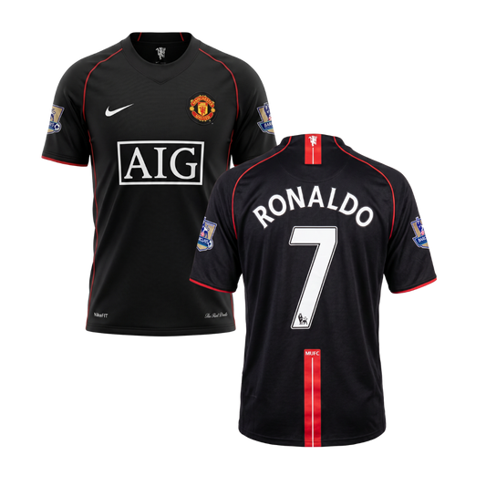 MAGLIA MANCHESTER UNITED 2007/08 PERSONALIZZAZIONE RONALDO 7