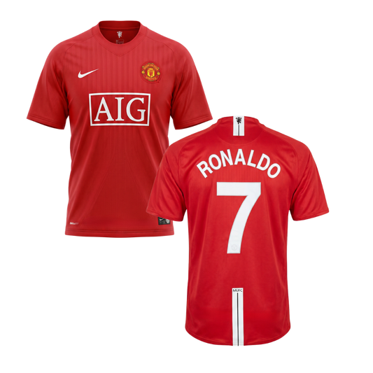 MAGLIA MANCHESTER UNITED CASA 2007/19 PERSONALIZZAZIONE RONALDO 7