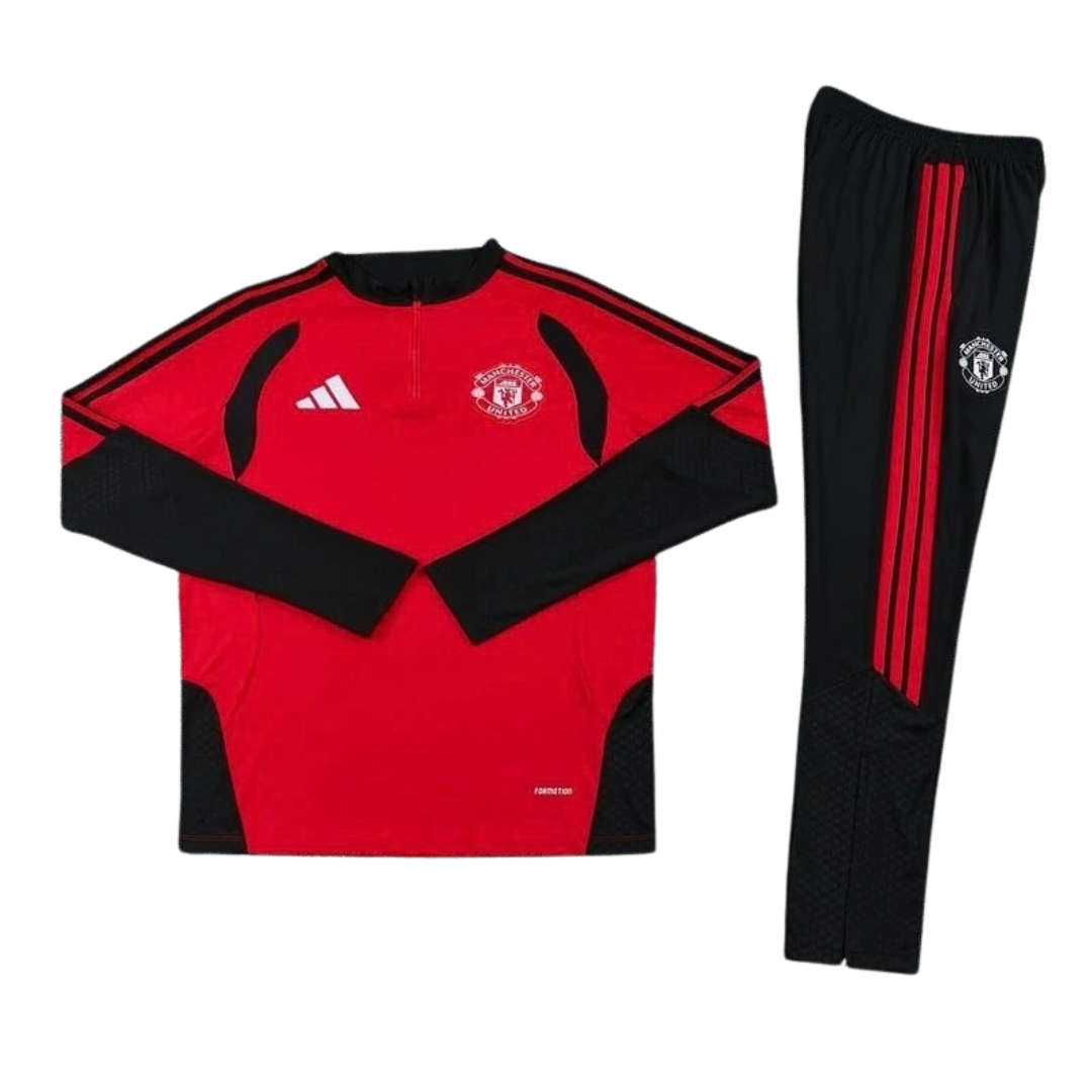 KIT TUTA MANCHESTER BAMBINO ROSSO 2026/27