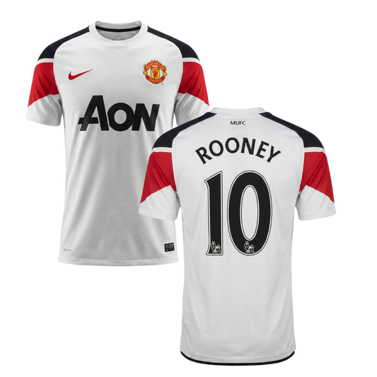 MAGLIA STORICA MANCHESTER UNITED 2010/12 PERSONALIZZAZIONE ROONEY