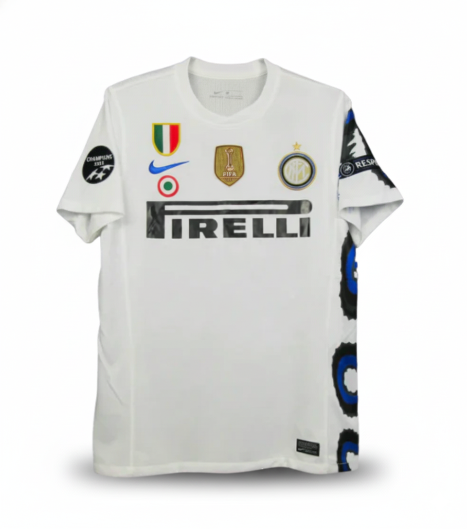 MAGLIA RETRO INTER TRASFERTA 2010/11 (PATCH COMPRESE)