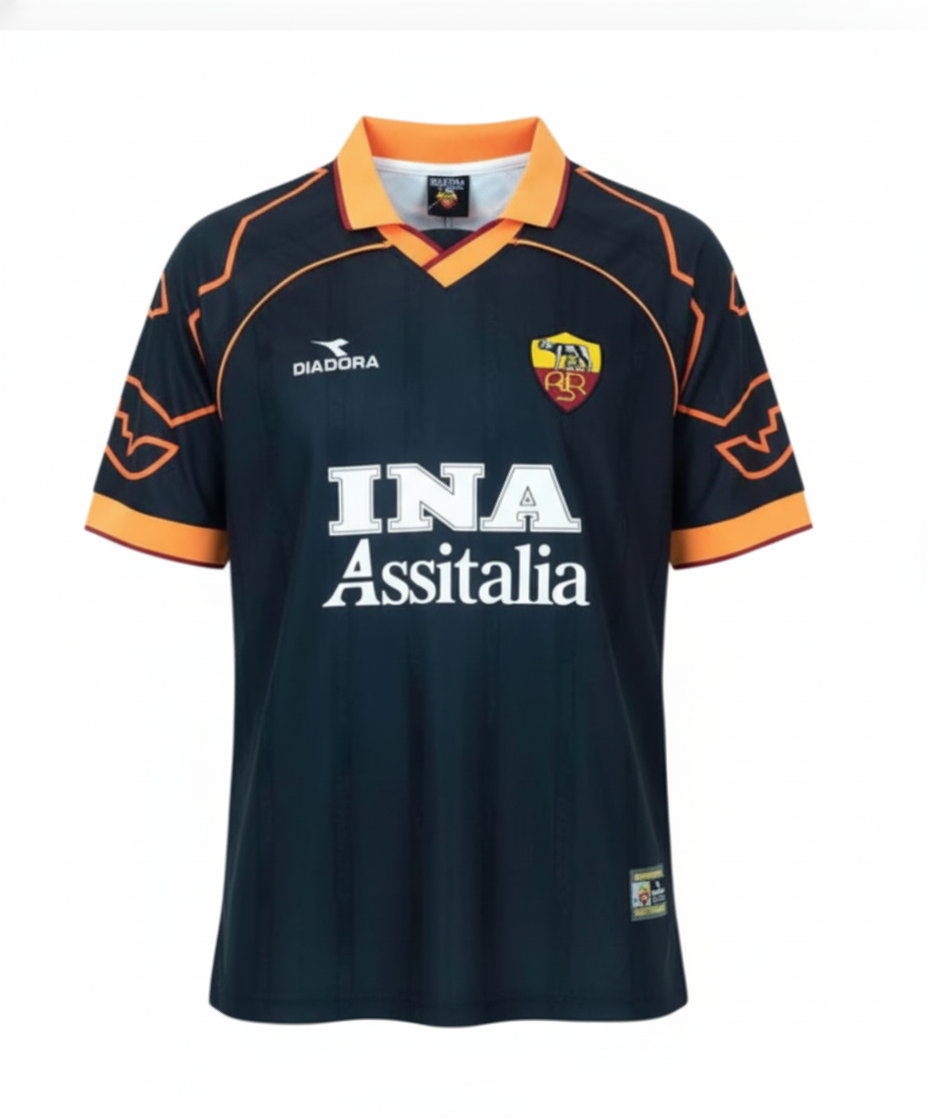 MAGLIA RETRO ROMA TRASFERTA 1999/00