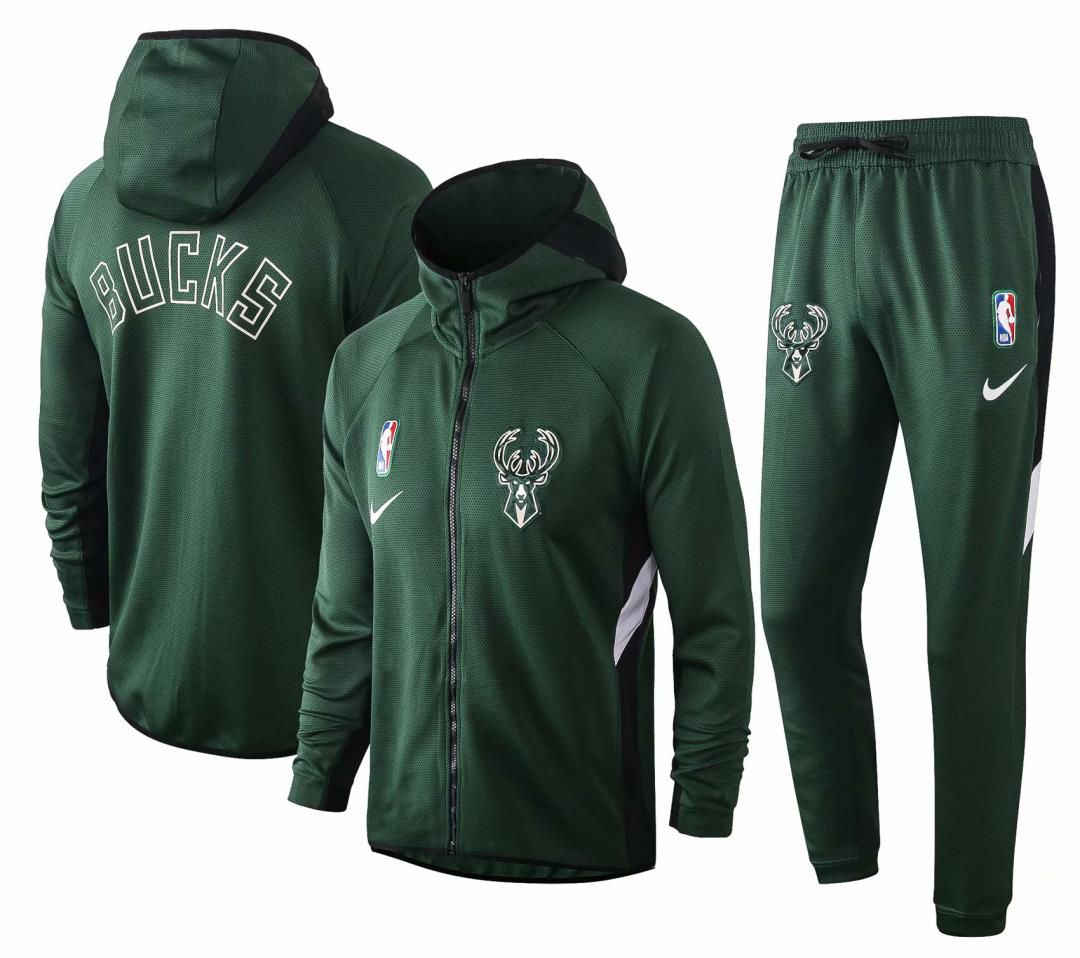 KIT Tuta con cappuccio Milwaukee Bucks NBA