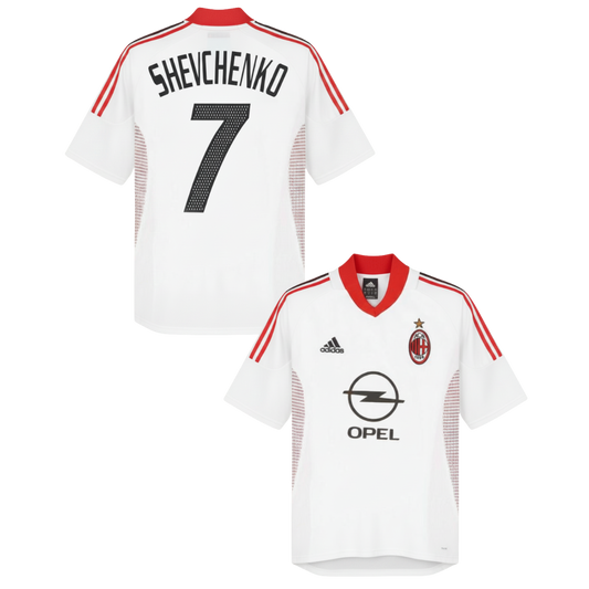 MAGLIA AC MILAN STORICA TRASFERTA 2002-2003 + SHEVCHENKO 7