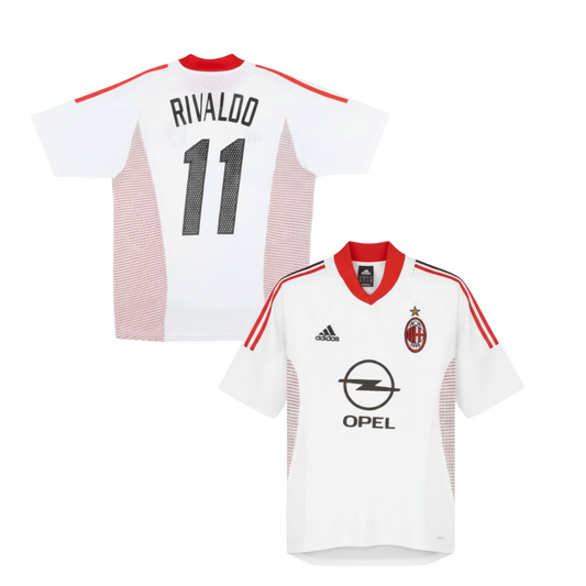 MAGLIA AC MILAN TRASFERTA 2002-2003 + RIVALDO 11