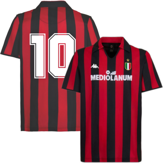 MAGLIA AC MILAN STORICA CASA 1988-1989  + GULLIT 10