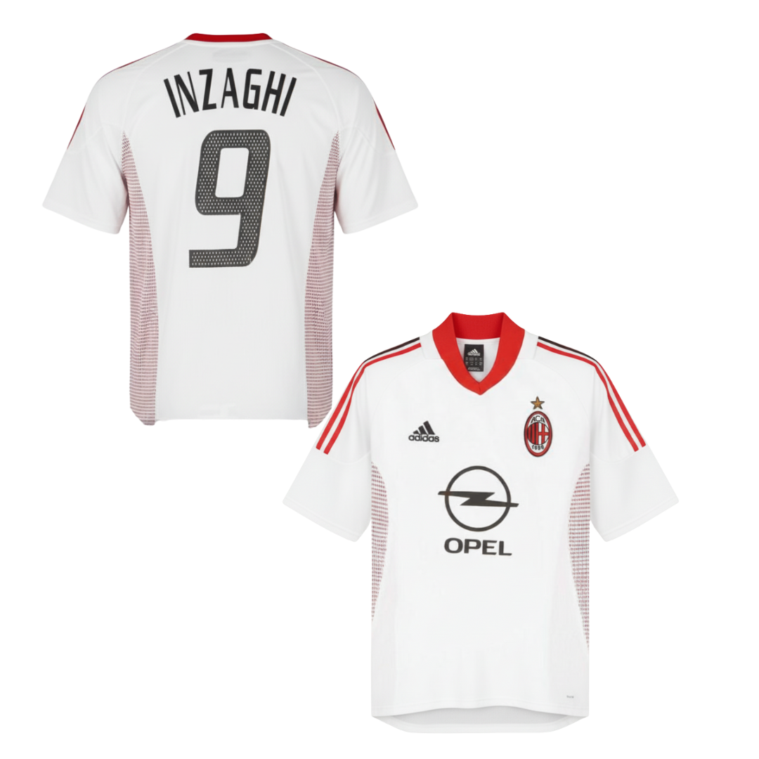 MAGLIA AC MILAN STORICA TRASFERTA 2002-2003 +INZAGHI 9