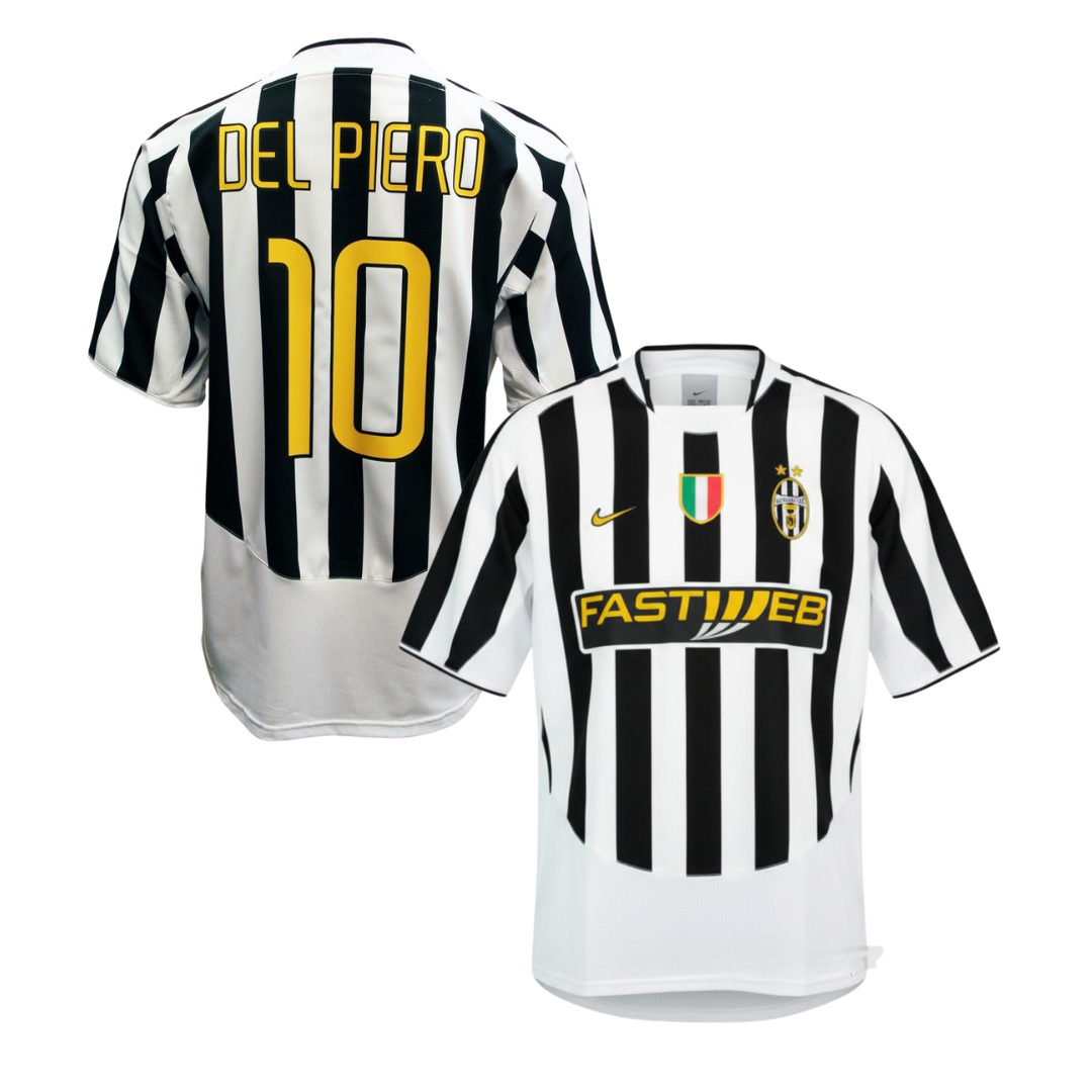 MAGLIA JUVENTUS  STORICA HOME 2003/04 +DEL PIERO 10