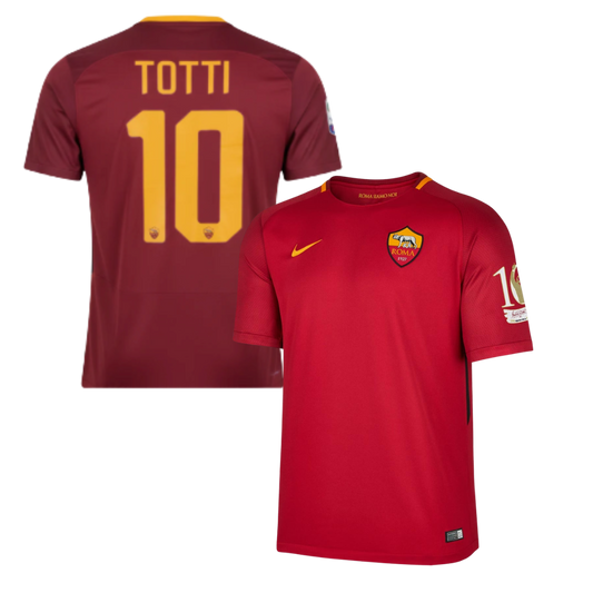 MAGLIA ROMA CASA 2021/22 SPECIAL EDITION "ADDIO TOTTI" PATCH TUTTO COMPRESO