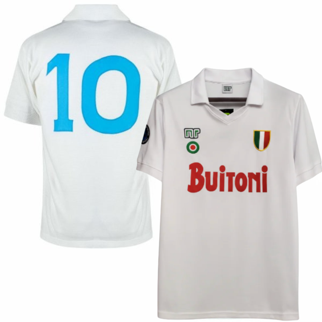 MAGLIA NAPOLI TRASFERTA 1987-1988 + MARADONA 10