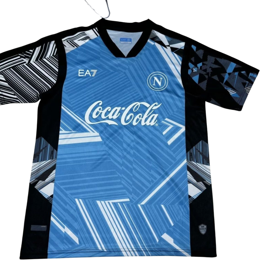 Nuova Maglia Pre Match Maglia Combat Napoli Shirt Maglia